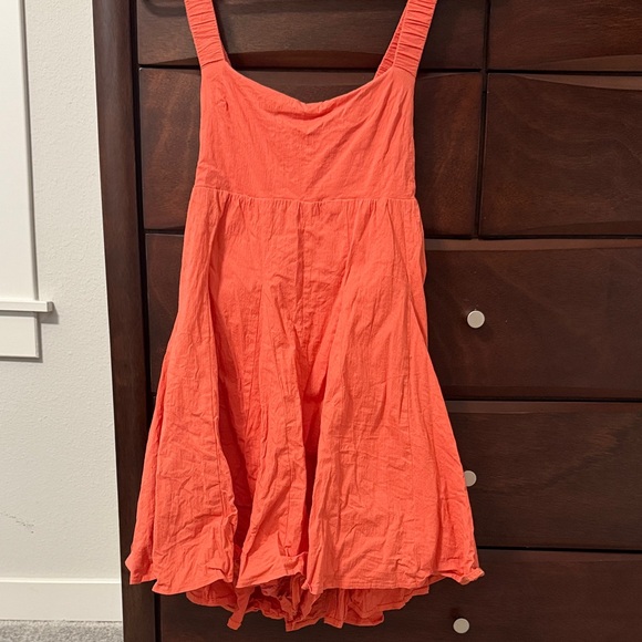 4SI3NNA Vibrant Coral Romper - Picture 1 of 2